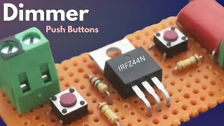 How To Make LED Dimmer | Electronics Project