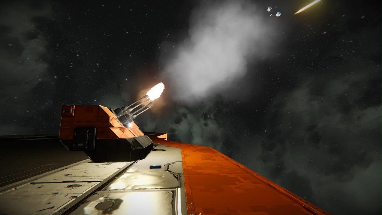Space Engineers Naval Turret Test - YouTube