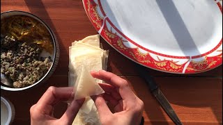 طريقة عمل عجينة السمبوسة  How to make sambosa سهلة وبسيطة