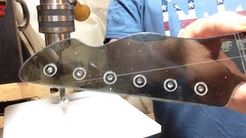 Boudreau Guitars - Creating a neck template for the Cutting board guitar Part 2