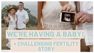 PREGNANCY ANNOUNCEMENT VIDEO!! *EMOTIONAL* + OUR CHALLENGING FERTILITY STORY