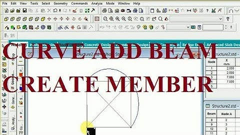 #How to create #radial circular form beam with the help of staad pro, #Staad pro Tutorial-16#