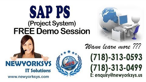 SAP PS - Overview - Online Training Demo - Newyorksys