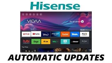 Hisense VIDAA Smart TV: How To Enable /Disable Automatic Updates