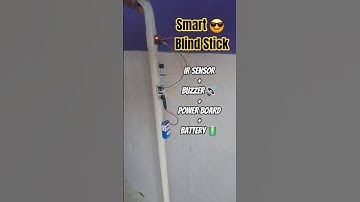 Smart Blind Stick Using IR Sensor #Shorts