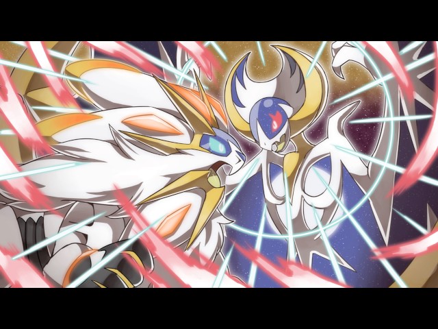 Solgaleo & Lunala Vs Necrozma [FULL FIGHT] - Pokemon Sun and Moon「AMV」