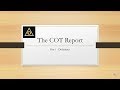 COT Report Training Video - Part 1