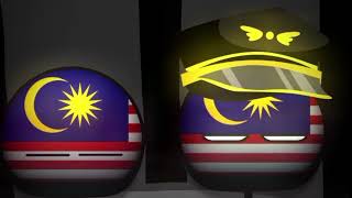 Malaysian Airlines Flight 370 in Countryballs