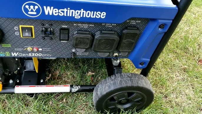 Westinghouse 6,500/5,300-Watt Dual Fuel Gas and Propane Powered