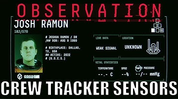Observation - Crew Tracker Sensors Puzzle