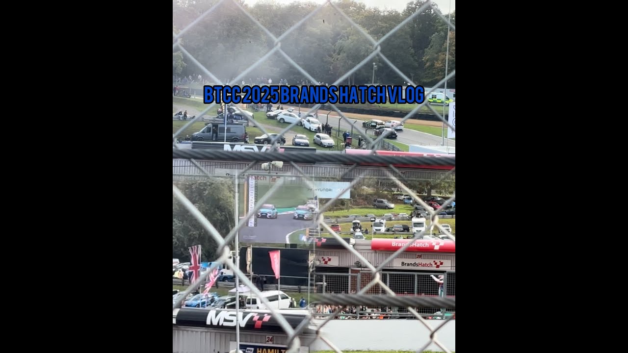 BTCC 2025 BRANDS HATCH VLOG!