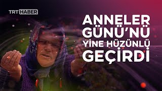 Anneler gününü şehit oğlu Eren'in mezarı başında geçirdi