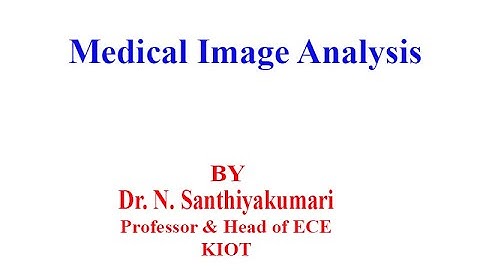 Medical Image Analysis