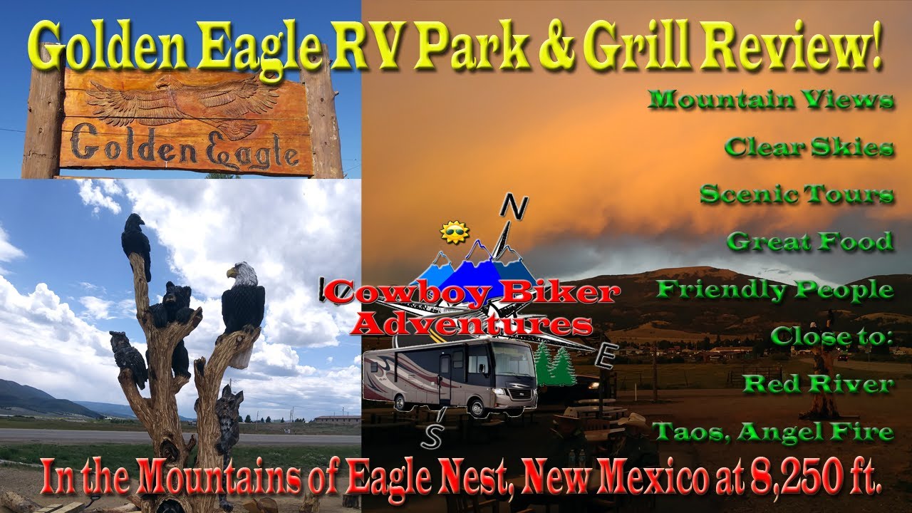 Ep 28 RV Campground Reviews Golden Eagle RV Park Mountain Views Clear Skies Full time