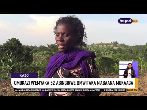AGENSHONGA OMUKAZI W EMYAKA 52 ABINGIRWE OMWITAKA N ABAANA MUKAAGA KAZO 