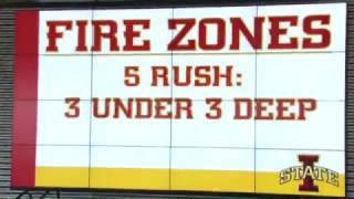 Fire Zone Defense Scheme from Jon Heacock! - Football 2016 #37 Two And Three Deep Zone Blitz Coverage