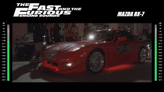 The Fast And The Furious: Engine Sounds - Dom's RX-7