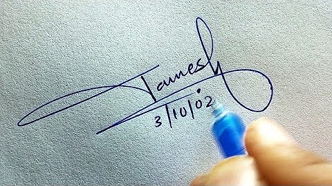 How to signature your name | Autograph | Billinioare signature | Signature tips/tricks | your sign