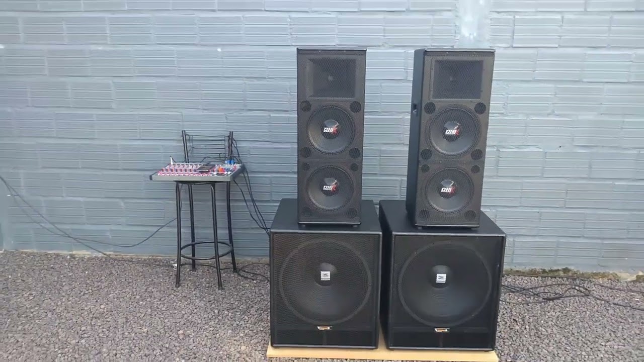 Som profissional PA Torksound sub 18" 