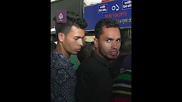 باستخدام العب ارات والقطارات الآلاف يعودون إلى ديارهم في بنغلاديش استقبال ا لعيد الأضحى 