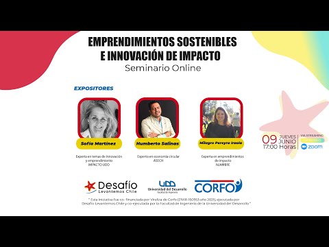 Seminario | Emprendimientos sostenibles e innovación de impacto