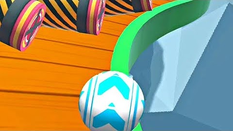 Sky rolling ball 3d walkthrough gameplay level 97