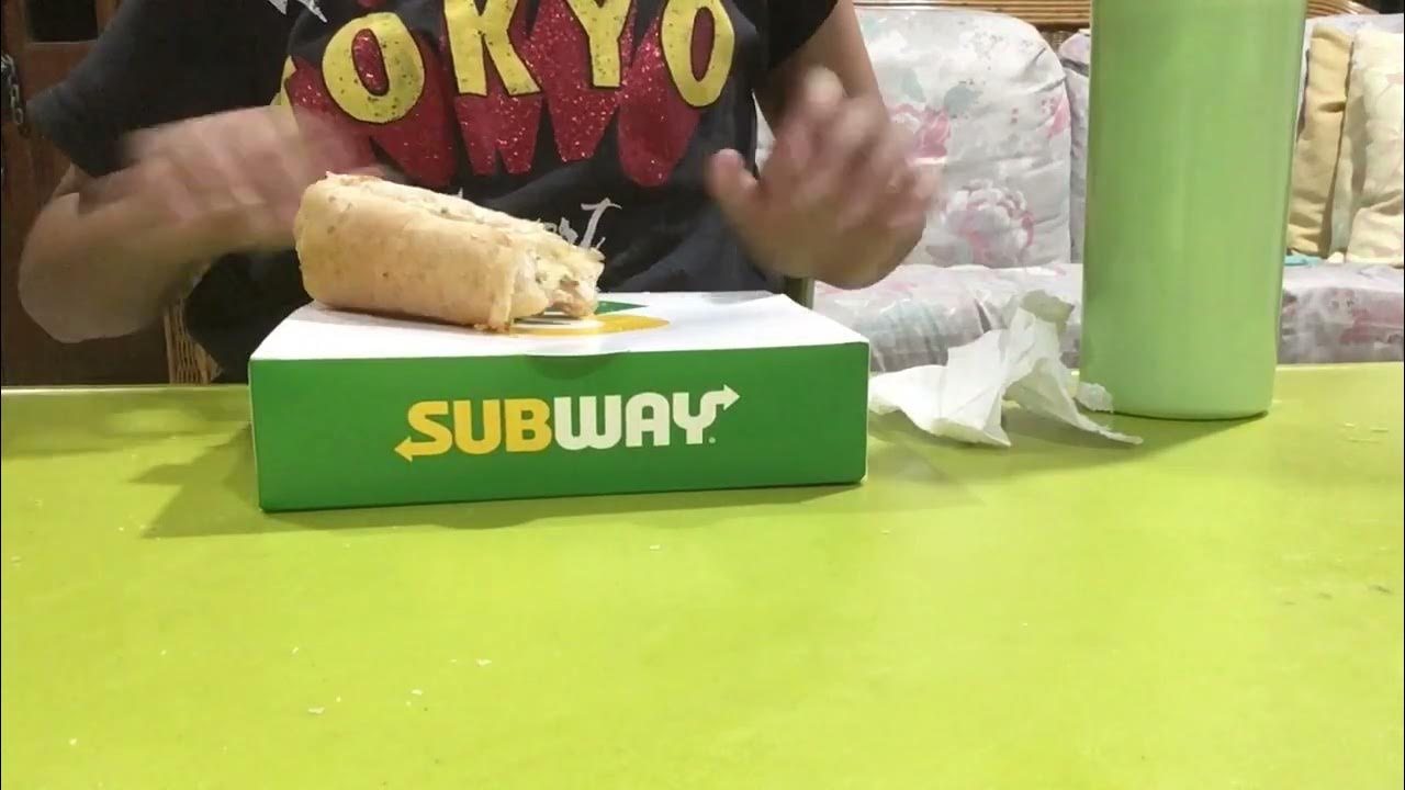 Subway mushroom cheese sandwich YouTube