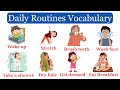 Daily Routines Vocabulary Quiz