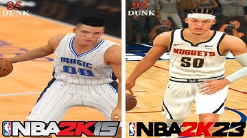 Poster With Aaron Gordon in Every NBA 2K