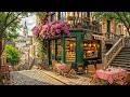 Calm Spring Morning & Jazz Relaxing Music 🌿 Cozy Coffee Shop Ambience with Smooth Piano Jazz Music