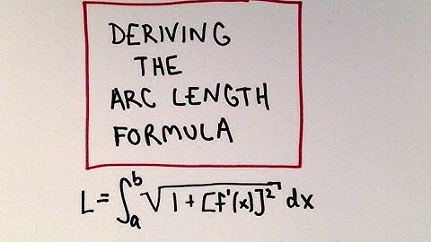Deriving the Arc Length Formula in Calculus