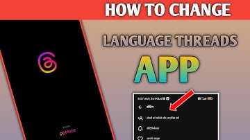 How to Change Language threads app || Instagram Threads Language change