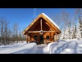 Log cabin in the woods off grid homesteading welcome to krumries cabin ep1
