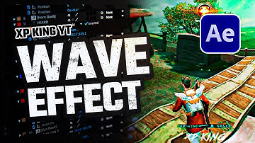 😍🔥Wave Effect Tutorial in After Effects | PUBG/BGMI Montage Tutorial | XP KING YT