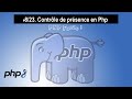 Php. 08/23. Contrôle de présence en Php
