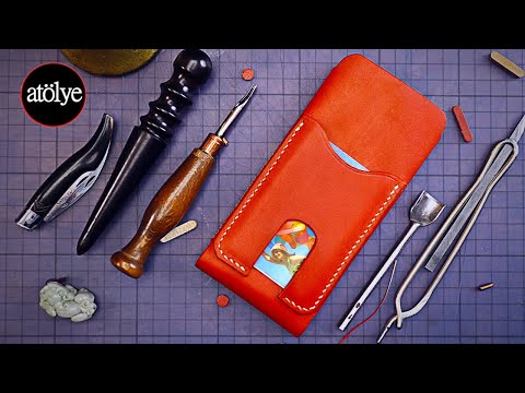 leather-iphone-case-making-|-smart-phone-case-|-custom-|-how-it's-made-|-diy