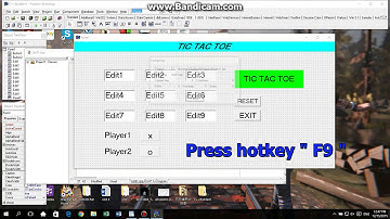 TIC TAC TOE using GUI in Borland C++ Builder