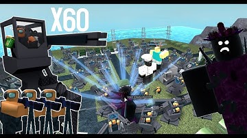 60 Railgunners VS Void | Tower Battles Challenge