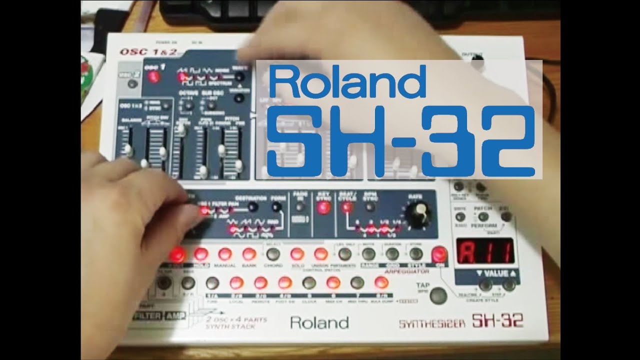 Roland SH-32 シンセサイザー Roland SH-32 SYNTHESIZER（中古/送料無料）【楽器検索デジマート】