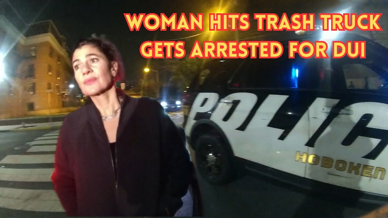 Bodycam DUI Arrest - Woman Hits Trash Truck and Gets Arrested for DUI ...