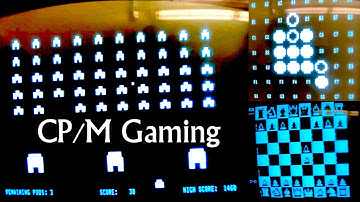 Teenager Tries Vintage CP/M Games (Vector Graphic 3 S-100 Bus Computer)