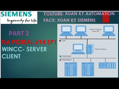 Part 2:  Siemens TIA Portal V14 WinCC Server Client Configuration
