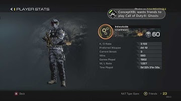 My COD Ghosts: Custom Classes, Barracks and Stat Breakdown!