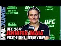 Jennifer Maia reacts to Jessica Eye bloodbath, wants title shot | UFC 264 interview