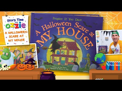 Halloween Book For Kids | A Halloween Scare at My House: Prepare If You Dare | Story Time With Ozzie