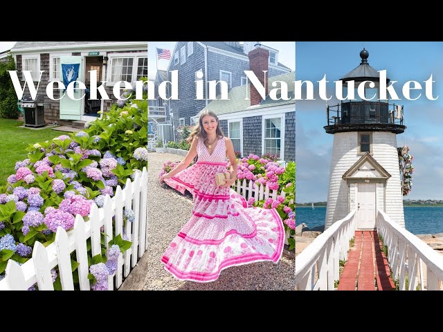 VACATION VLOG - a week in nantucket with friends