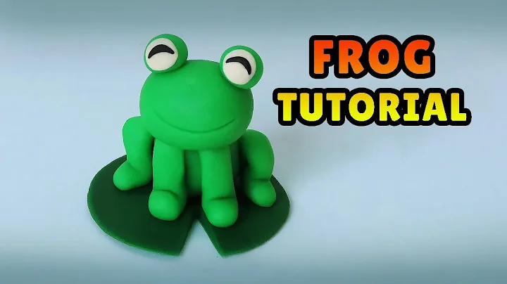 🔴DIY How to Make Miniature FROG - Easy Polymer Clay, Fondant, plastilina, play doh Tutorial