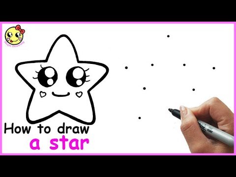 pics Cute Star Easy Drawing cute star easy with no ruler no compass