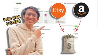 How To Receive USD Money from ETSY & AMAZON KDP As A Non USA Citizen (STEP BY STEP Tutorial)