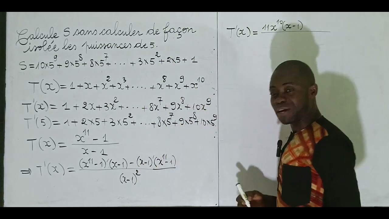 EXERCICE TYPE CONCOURS